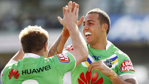 Raiders winger Blake Ferguson is in line for a Country Origin call up.