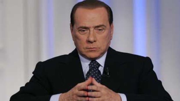 Silvio Berlusconi ... polls look dire for him and his part.