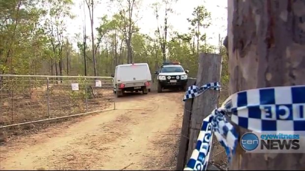 Police search a property at Gin Gin in Queensland for the remains of babies.