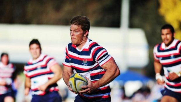 Clyde Rathbone in action for Easts.