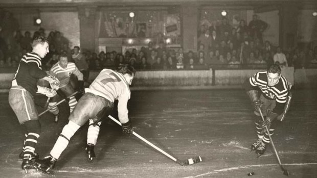 Australian hockey has come a long way since battles like this in 1952 at St KIlda's St Moritz.