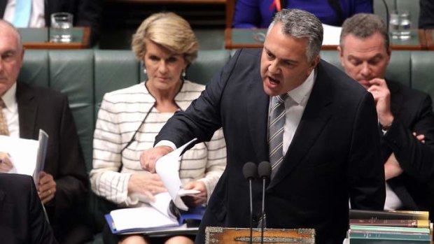 "This is unprecedented territory and if the Labor Party is going to prevent us from trying to fix the problems they created, then they will wear this": Treasurer Joe Hockey.