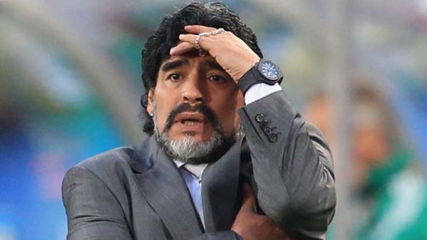 Bizarre lifestyle ... Diego Maradona