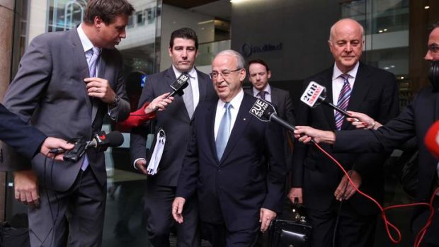 Eddie Obeid leaves ICAC.