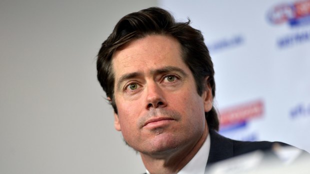AFL CEO Gillon McLachlan: "We all share that hope ... that maybe, just maybe, this is our year."
