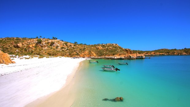 The pristine waters of the Kimberley.