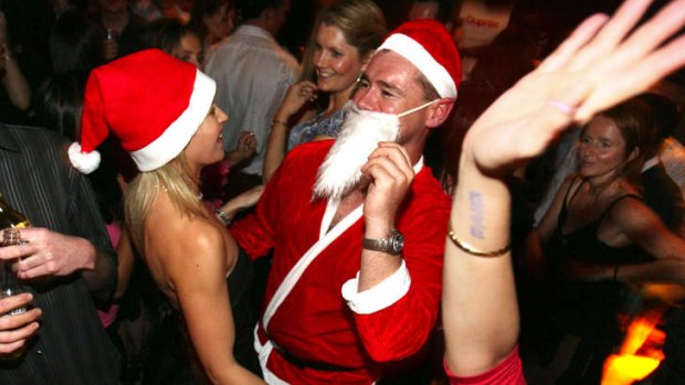 It's OK for the boss to be "a little bit outrageous" at the work Christmas party as long as you're "not too sloshed".