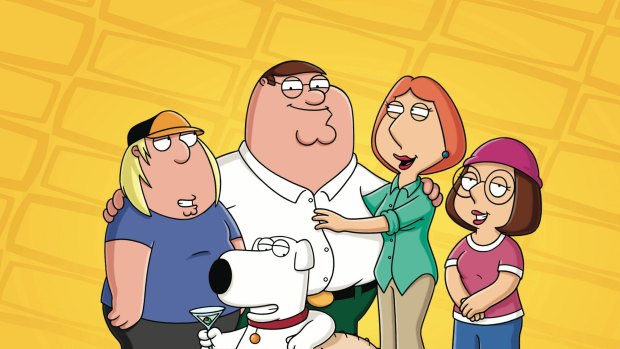 Irreverent: Family Guy continues to deliver its characteristic humour. 