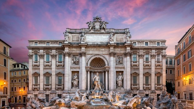 Fontana di Trevi: One of the most famous and beautiful fountains in the world.