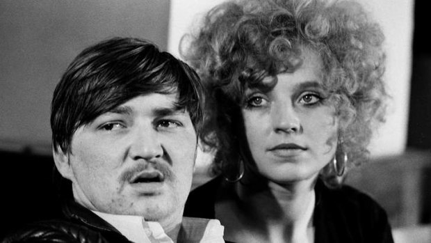 Rainer Werner Fassbinder and Margarethe Von Trotta star in Volker Schlondorff's 1969 film of Bertolt Brecht's <i>Baal</i>.