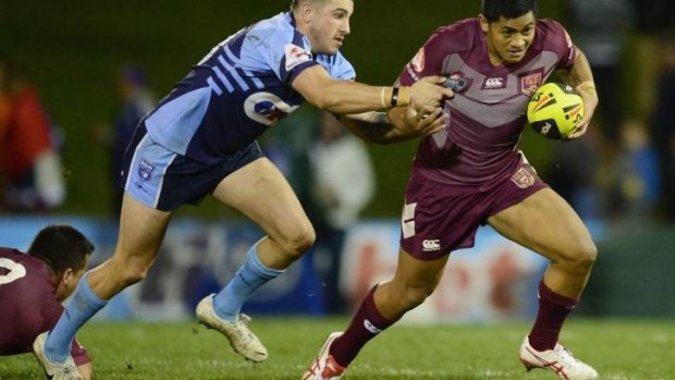 Carrot: Anthony Milford was pressured into playing for Queensland's Under-20s rather than Samoa as he was told it would improve his chances of playing State of Origin.