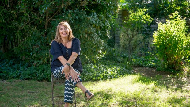 In the afternoon glow in her beloved inner-north on Thursday, 2017 Canberra Citizen of  the Year Alex Sloan loves the ease of living in the Canberra community.