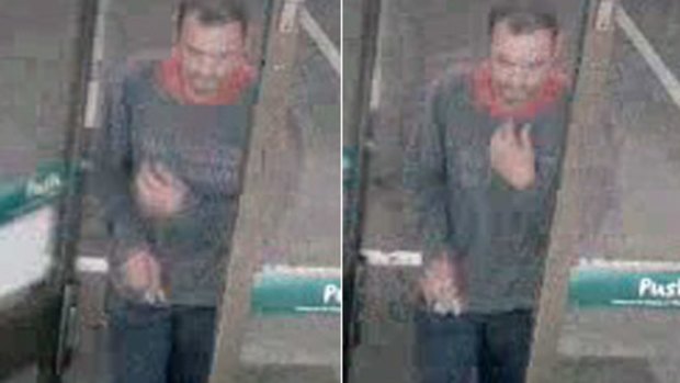 Security camera images of the alleged carjacker.