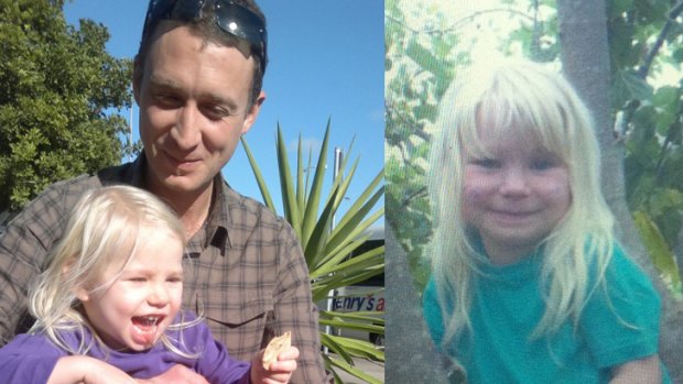 Missing: Greg Hutchings, 35, and his daughter Eeva Dorendahl, 4.