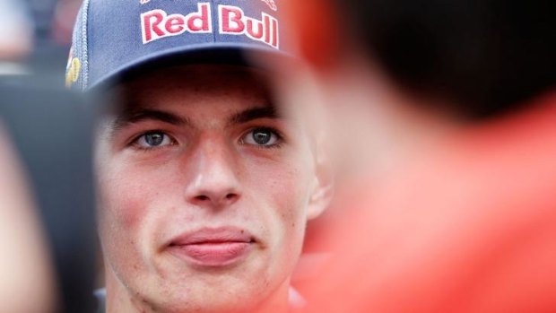 "You need to have a strong head as well, so, yeah, I don't see any problems with that (the pressure of F1)": Max Verstappen.