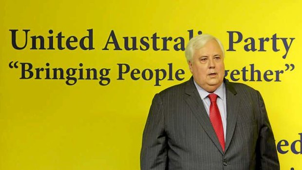 Clive Palmer:'They don't think about what it means to live in this country.'