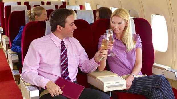 Would you accept a drink from a stranger while on board a plane? Virgin America thinks you will.