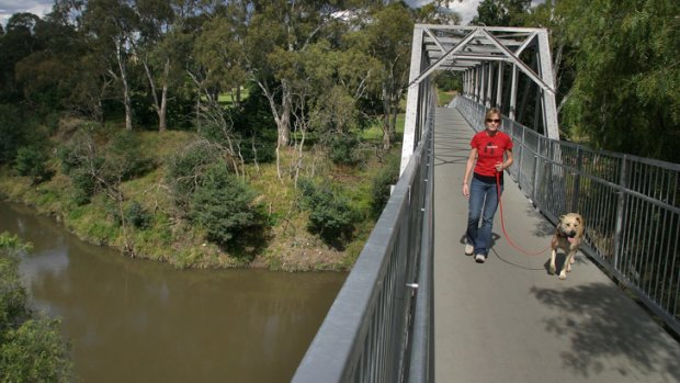 More than $250,000 has been allocated to Parks Victoria to begin building a bridge across the Yarra River in Abbotsford, at a spot where cyclists currently have to walk their bikes up or down steps.