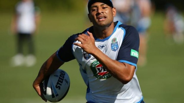 Expert help: Daniel Tupou will be well prepared for Wednesday thanks to AFL star Tadhg Kennelly.