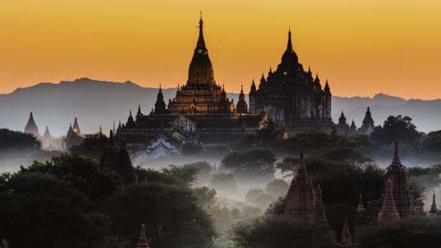 The great temples of Bagan, Myanmar.