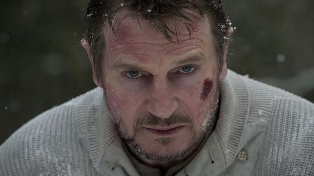 Tough at the top: Liam Neeson has become a Hollywood hard man.