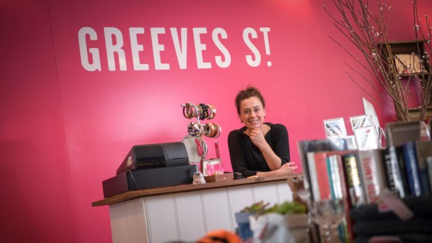 Andie Patchett, the driving force behind Greeves St. Recycled. 