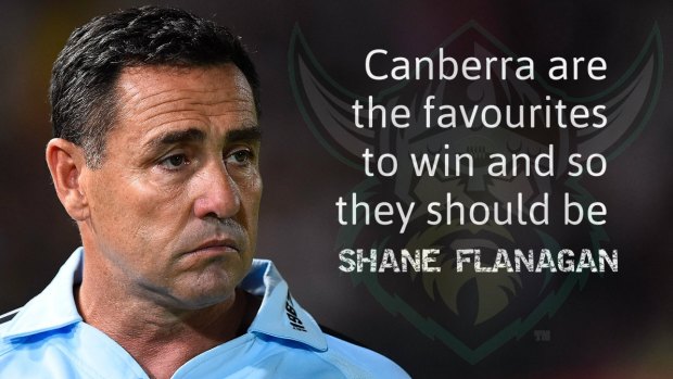 Outsiders: Sharks are well placed, says coach Shane Flanagan.