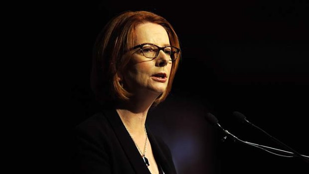 Facing a Hobson's choice: Prime Minister Julia Gillard.