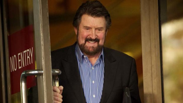 Back in the news ... controversial broadcaster Derryn Hinch.