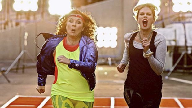 A life lived as Eddie: Jennifer Saunders, left, and Joanna Lumley as Eddie and Patsy in <em>Absolutely Fabulous</em>.