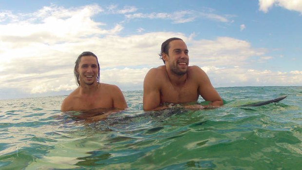 Ryan Mets and Chris Greben took two years to develop a website for their custom surfboard business.