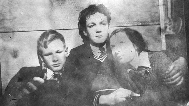 Bold storyteller ... Guy, David and Mary Boyd, circa 1936.