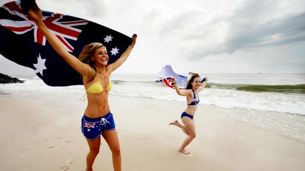 Patriotism is on the rise in Australia. 