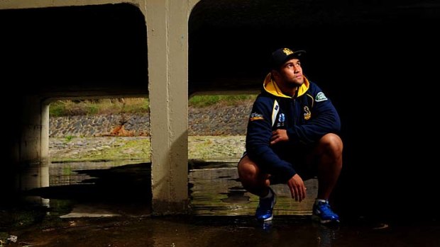Taking his opportunities: Siliva Siliva is set to make his Super Rugby starting debut for the Brumbies against the Kings in Canberra on Friday night.