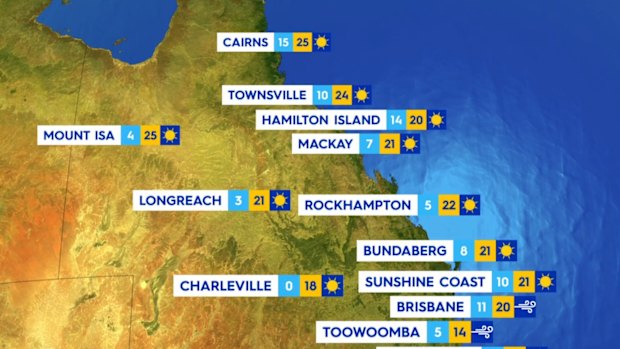 National weather forecast for Thursday July 3