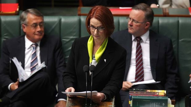 Facing possible Labor party fall out: Julia Gillard.
