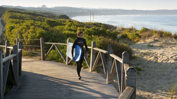 Drawcard ... Warrnambool is known for conventional beach pursuits, such as surfing, but it's said that buried treasure lies beneath those dunes.