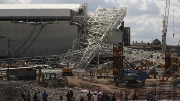 There have been three deaths at the stadium in Sao Paulo.