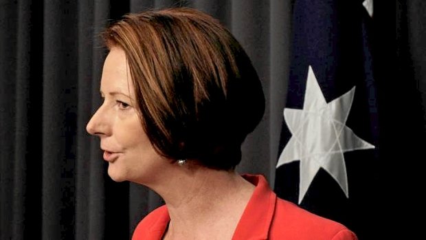 Julia Gillard ... outgoing NT Chief Minister Paul Henderson courageous during a time of expansion and change.