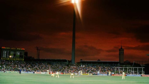 Light-bulb moment: Night cricket at the SCG helped turn the tide in favour of World Series Cricket.