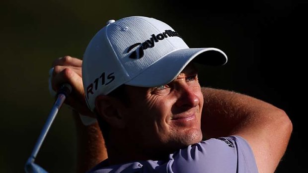 Justin Rose during the final day of the tournament.