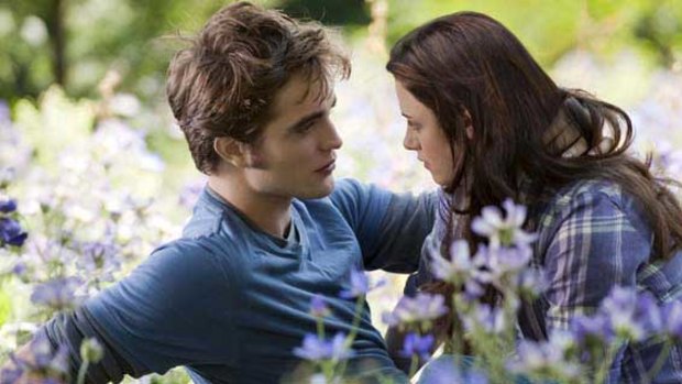 James Pattinson and Kristen Stewart in The Twilight Saga: Eclipse.