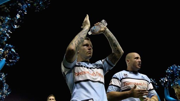 Playmaker &#8230; Cronulla five-eighth Todd Carney leaves Shark Park on Saturday.
