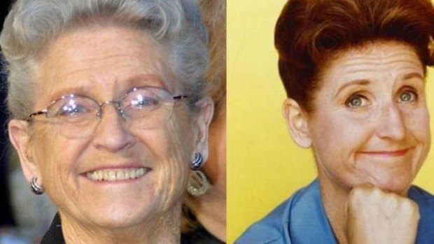 Died aged 88 ... <i>Brady Bunch</i>'s Alice was played by Ann B Davis, pictured left at 87 years of age.