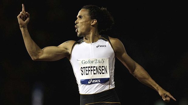 Vilified ... John Steffensen says he was called a "jungle bunny" and "nigger" by people within the Australian athletics fraternity.