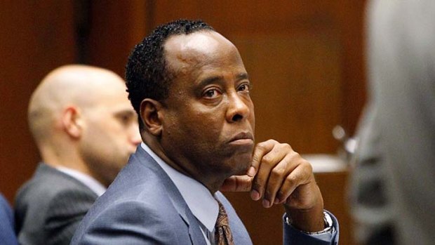 Accused physician Dr Conrad Murray.
