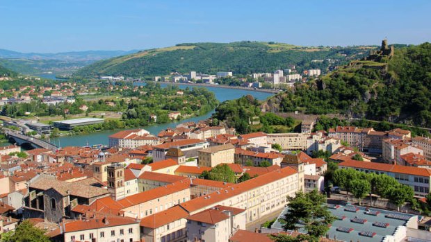 Provence: The town of Vienne on the Rhone south of Lyons