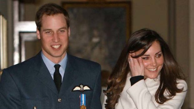 Invites sent ... Prince William and Kate Middleton.