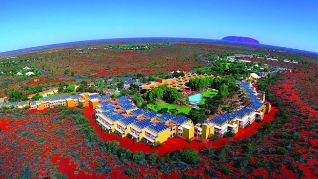 Red planet: Ayers Rock Resort.
