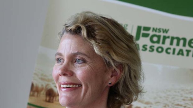 "The farmers think that any impact on farm operations is too much impact" ... Fiona Simson, NSW Farmers Association president.